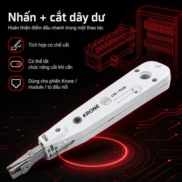Tool nhấn thoại Krone LSA 64172505501
