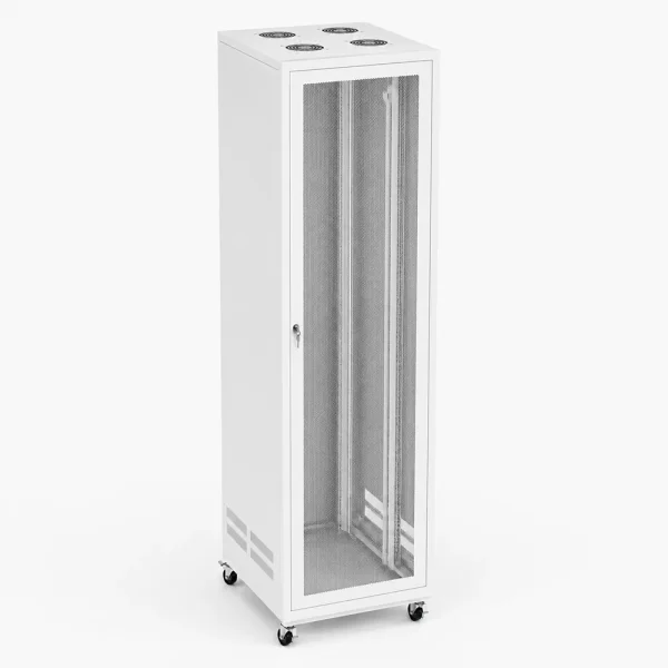 tủ rack 42u màu trắng