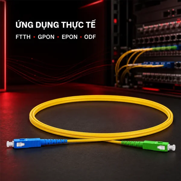 ứng dụng thực tế của dây nhảy quang scu sca