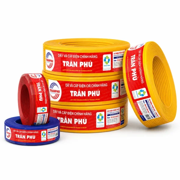 VCm-D Dây điện đôi Trần Phú chính hãng chất lượng