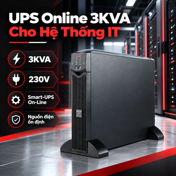Bộ lưu điện UPS APC SURTD3000XLI RT 3KVA 230V