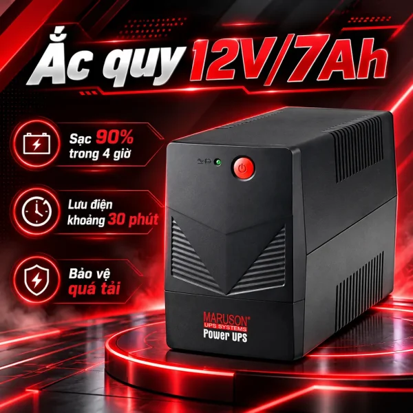 Bộ Lưu Điện UPS MARUSON POW-700AGMU 700VA/360W