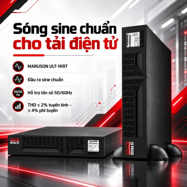 Bộ Lưu Điện UPS MARUSON ULT-1KRT 1000VA/900W