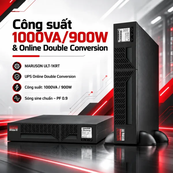 Bộ Lưu Điện UPS MARUSON ULT-1KRT 1000VA/900W
