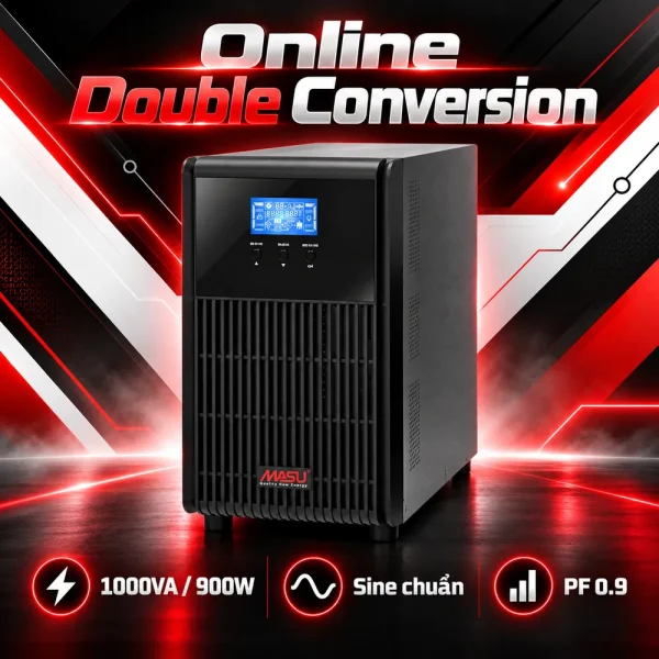 Bộ lưu điện UPS Masu MS-1K LCD
