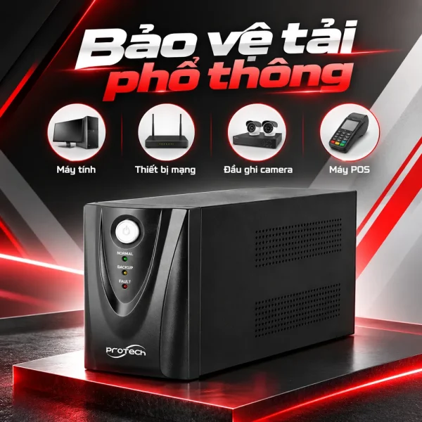 Bộ lưu điện UPS PROTECH 3KVA ONLINE