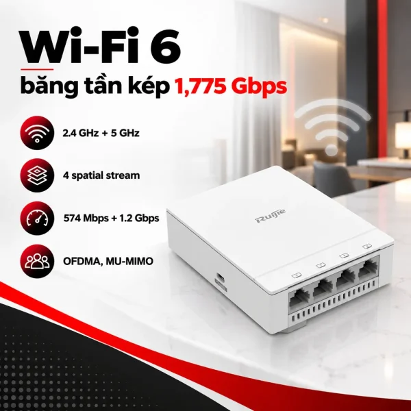 Bộ phát sóng Wifi RUIJIE RG-AP180