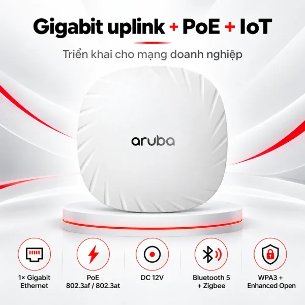 Bộ phát WiFi Aruba R2H28A AP-505 (RW) Unified AP