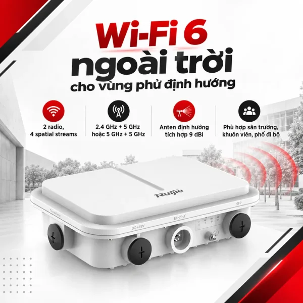 Bộ phát Wifi ngoài trời RUIJIE RG-AP680(CD)
