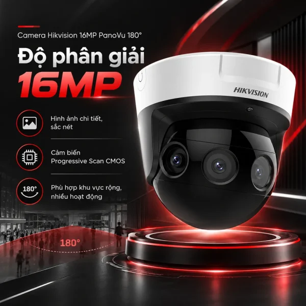 Camera Hikvision 16MP Panovu 180 độ DS-2CD6944G0-IHS(/NFC)
