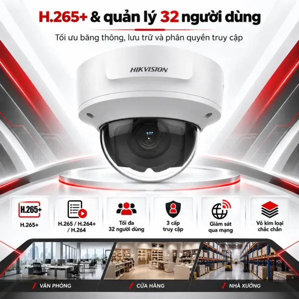 Camera Hikvision 2 MP WDR DS-2CD2721G0-I(Z)(S)