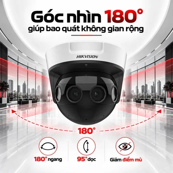 Camera Hikvision 32 MP Panovu DS-2CD6984G0-IH(S)(AC)(/NFC)