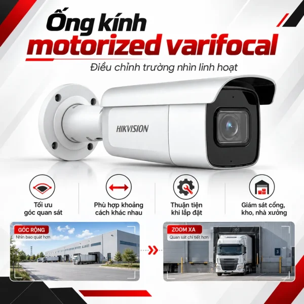 Camera Hikvision 8MP DS-2CD2683G2-IZS (hồng ngoại thân trụ)