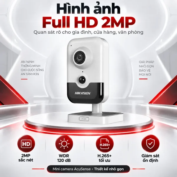 Camera Hikvision AcuSense 2MP DS-2CD2423G2-I