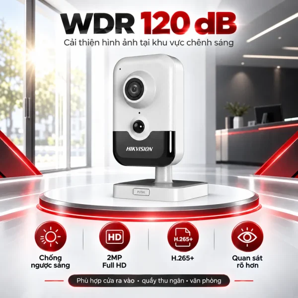 Camera Hikvision AcuSense 2MP DS-2CD2423G2-I