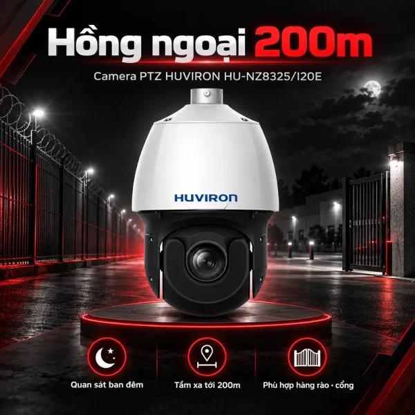 Camera hồng ngoại HUVIRON HU-NZ8325/I20E 8MP