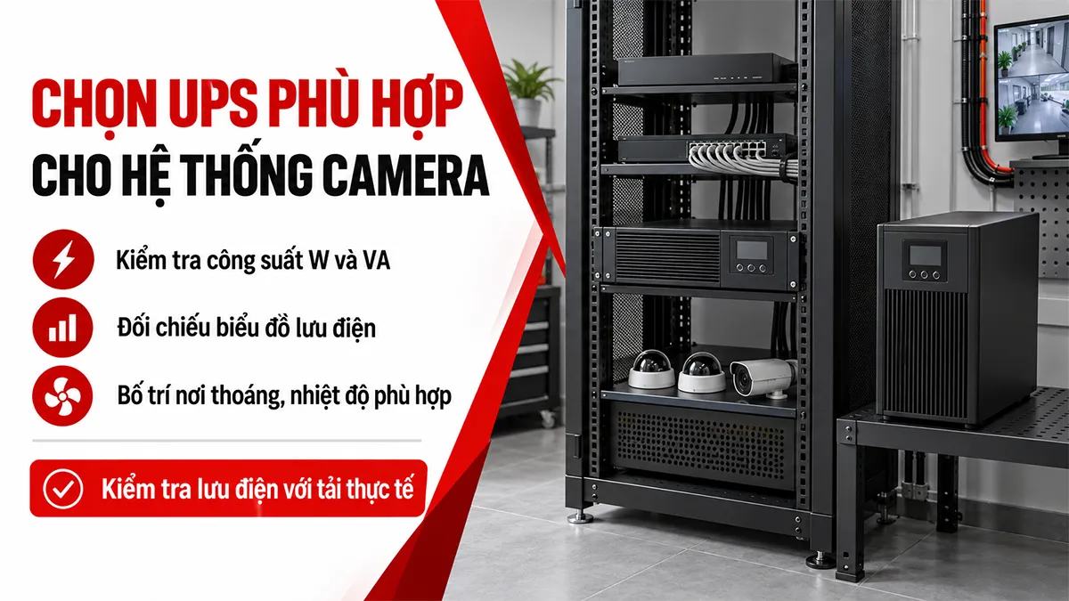 chọn ups phù hợp cho hệ thống