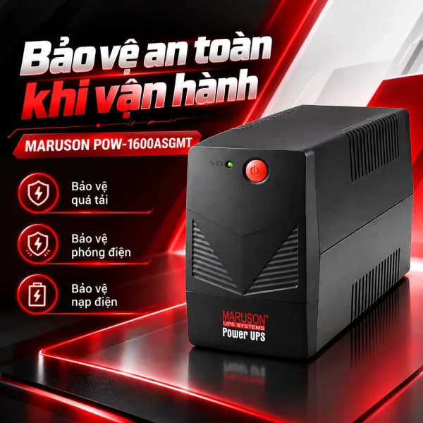 Chuyên Cung Cấp Bộ Lưu Điện UPS MARUSON POW-1600ASGMT 1600VA/900W