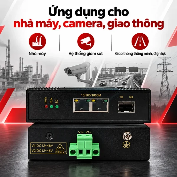 Converter Công Nghiệp Upcom IMC102G-GS