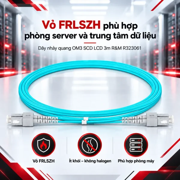 Dây nhảy quang OM3 SC SC UPC Duplex