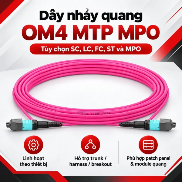 Dây nhảy quang OM4 MTP MPO