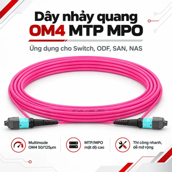 Dây nhảy quang OM4 MTP MPO