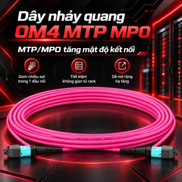 Dây nhảy quang OM4 MTP MPO