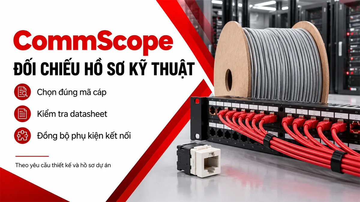 đối chiếu hồ sơ kỹ thuật commscope