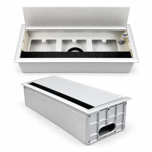 Hộp ổ điện âm bàn họp 2 cổng LAN, 2 USB, 1 HDMI Tenko