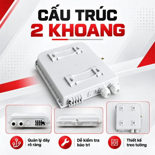 Hộp ODF 16 Core ngoài trời