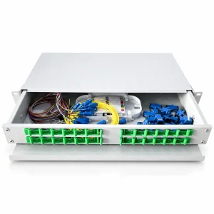 Hộp phối quang khay trượt lắp rack 24FO