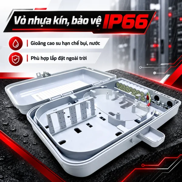 Hộp phối quang ODF 16FO outdoor ngoài trời mã GFS-16