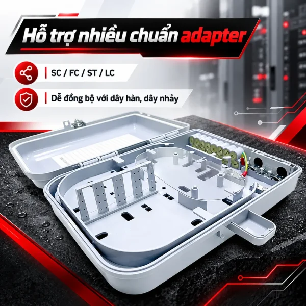 Hộp phối quang ODF 16FO outdoor ngoài trời mã GFS-16