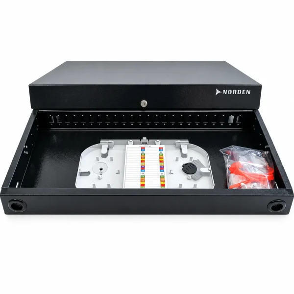 Hộp phối quang ODF 24FO lắp rack Norden 321-2LC024BK