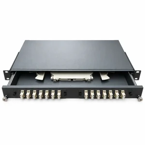Hộp phối quang ODF Alantek khay trượt 24FO lắp rack 19 inch 306-8R1UBN-0000