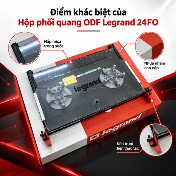 Hộp phối quang ODF Legrand 24FO