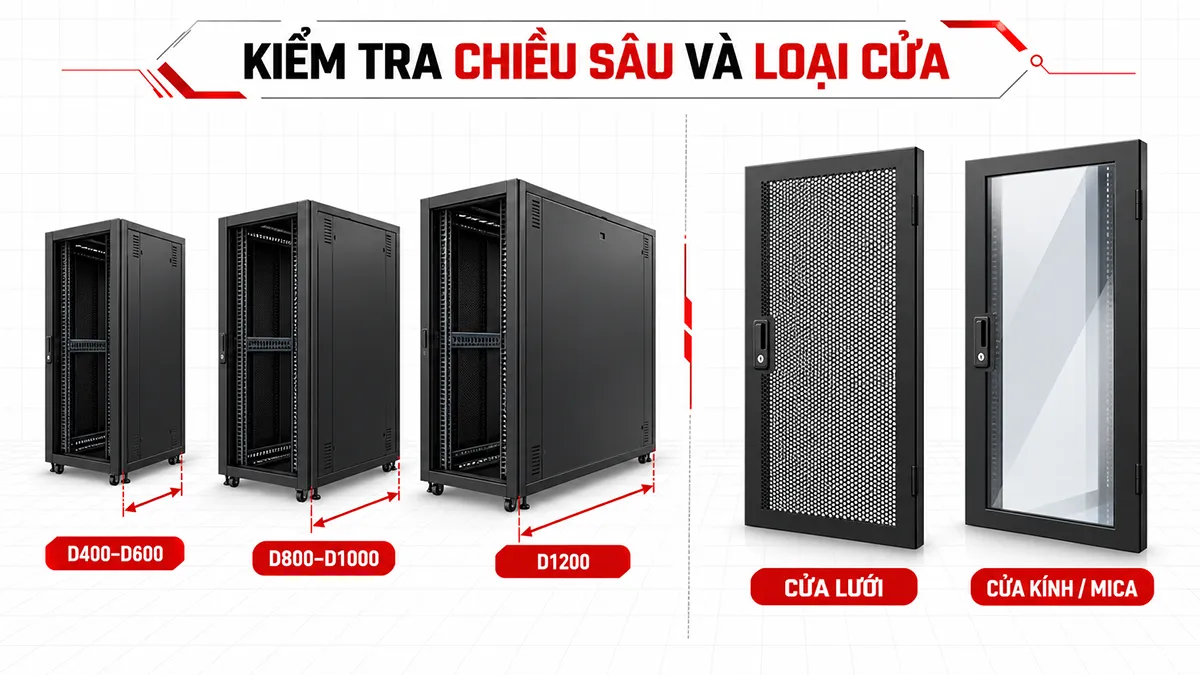 kiểm tra chiều sâu và loại cửa