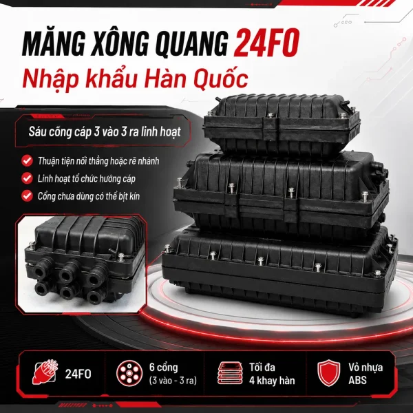Măng xông quang 24FO nhập khẩu Hàn Quốc