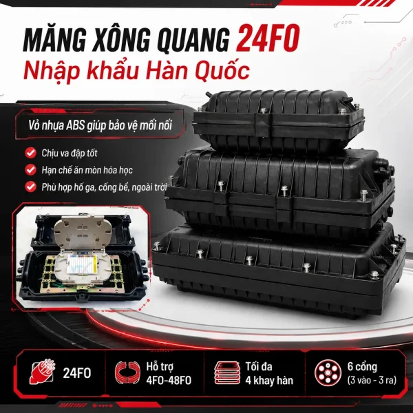 Măng xông quang 24FO nhập khẩu Hàn Quốc