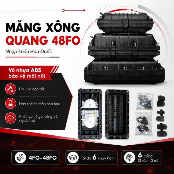 Măng xông quang 48FO nhập khẩu Hàn Quốc