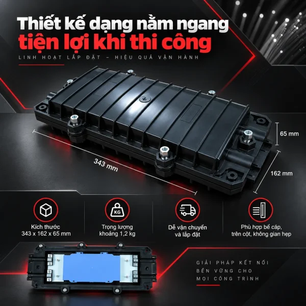 Măng xông quang Postef 24FO – PMO 24