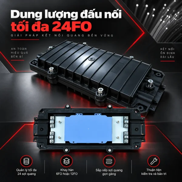 Măng xông quang Postef 24FO – PMO 24