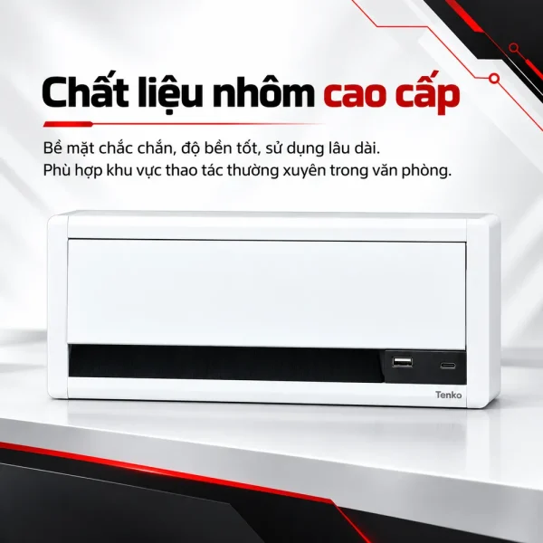 Nắp hộp điện âm mặt bàn nhôm