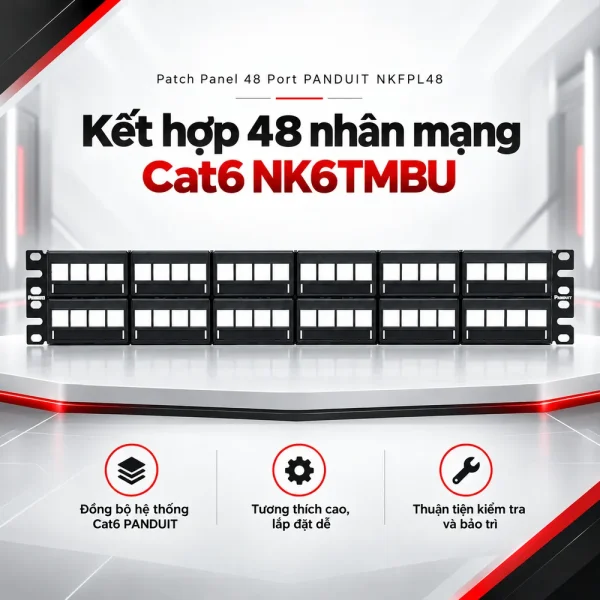 Patch Panel 48 Port PANDUIT NKFPL48