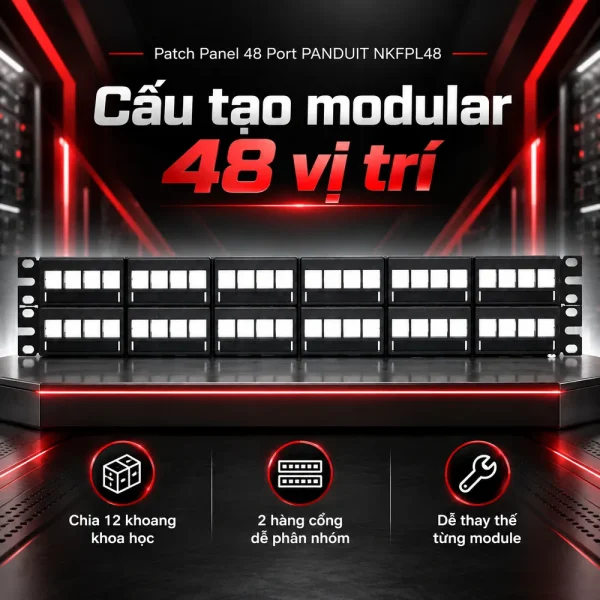 Patch Panel 48 Port PANDUIT NKFPL48