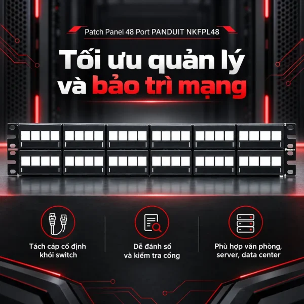 Patch Panel 48 Port PANDUIT NKFPL48