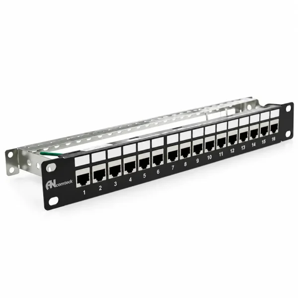 Patch panel Cat5 UTP ANCOMTECK 16 cổng ACT-16S1U|ACT-5U-88