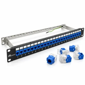 Patch panel Cat6 UTP ANCOMTECK 24 cổng ACT-24S1U