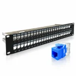 Patch panel Cat6 UTP ANCOMTECK 48 cổng ACT-48S2U