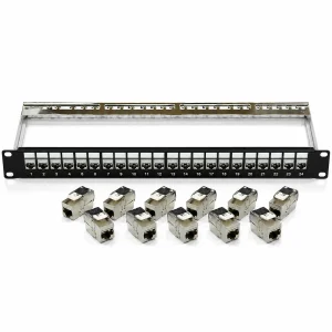 Patch panel Cat7 FTP ANCOMTECK 24 cổng ACT-24S1U